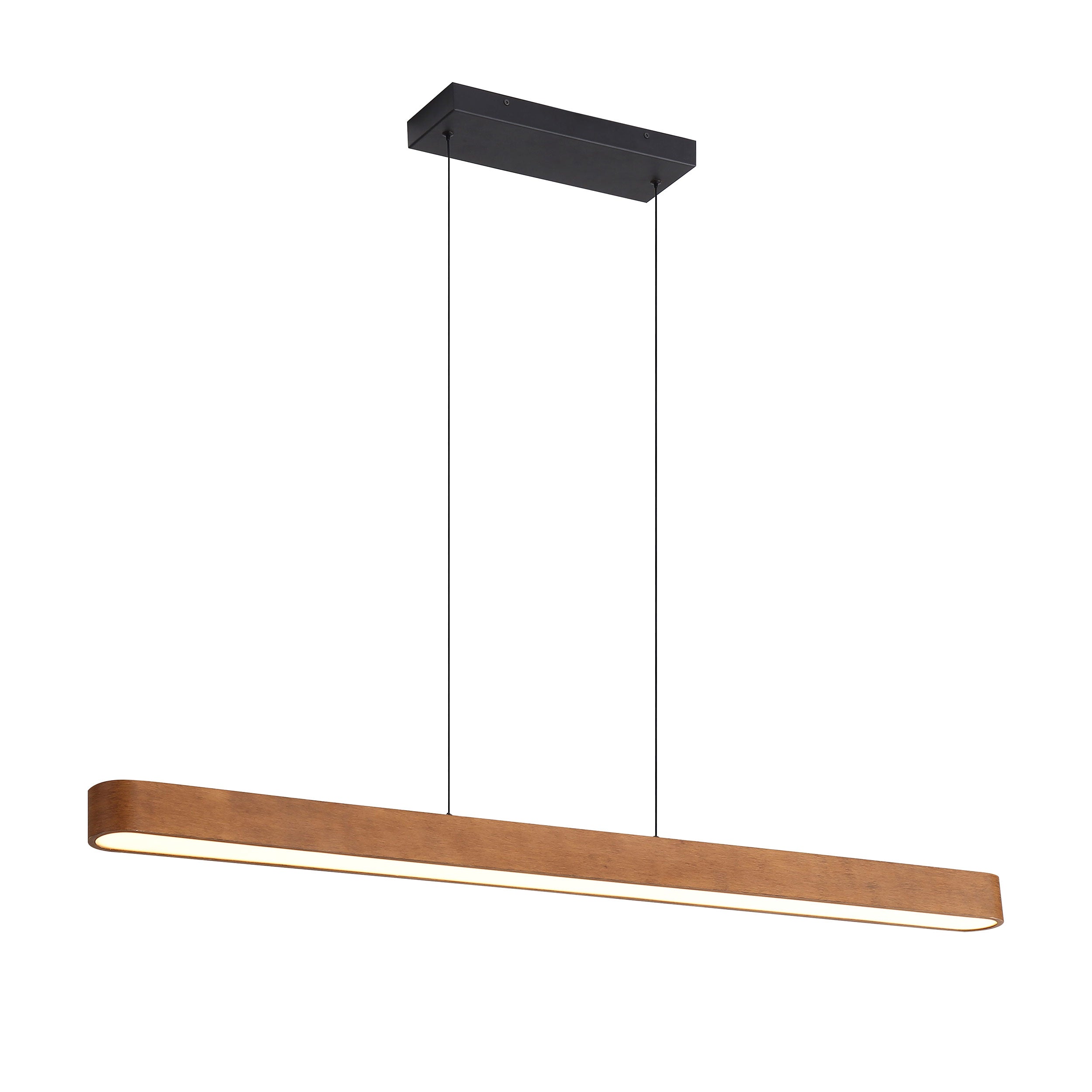 Silva Integrated LED Pendant in Walnut