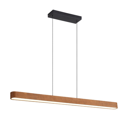 Silva Integrated LED Pendant in Walnut