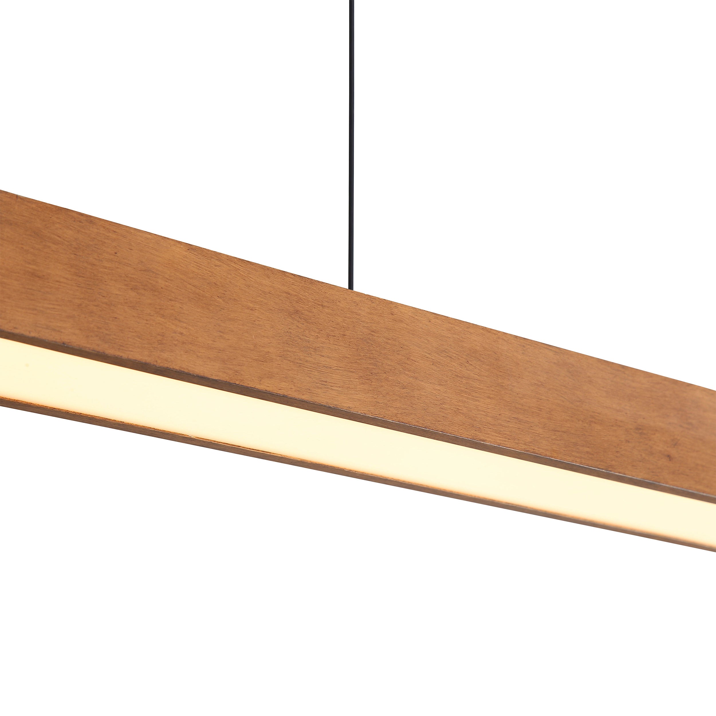 Silva Integrated LED Pendant in Walnut
