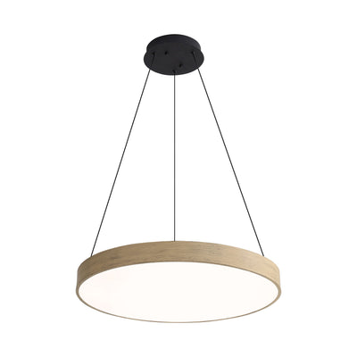 Anello Integrated LED Pendant in Driftwood - Golden Lighting