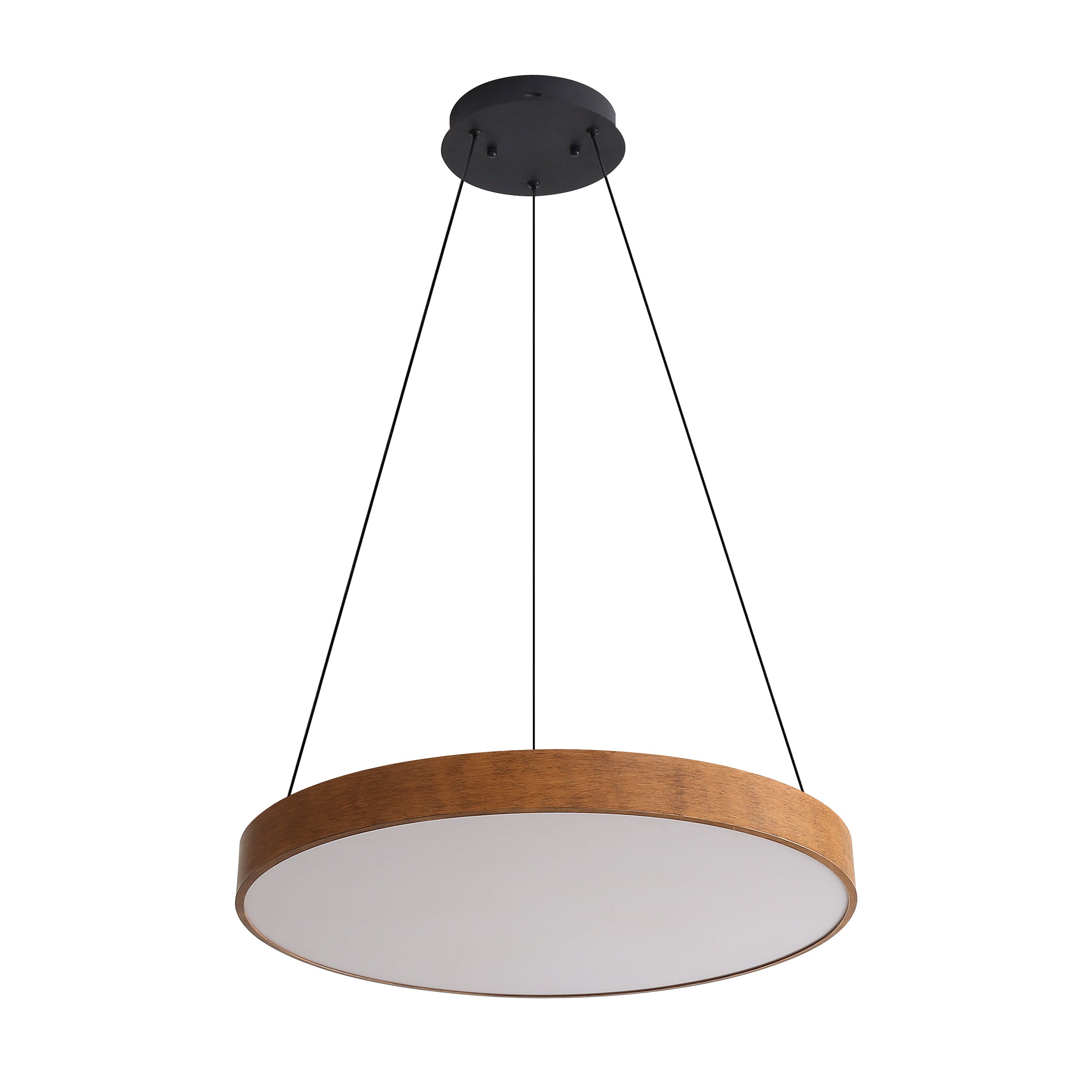 Anello Integrated LED Pendant in Walnut