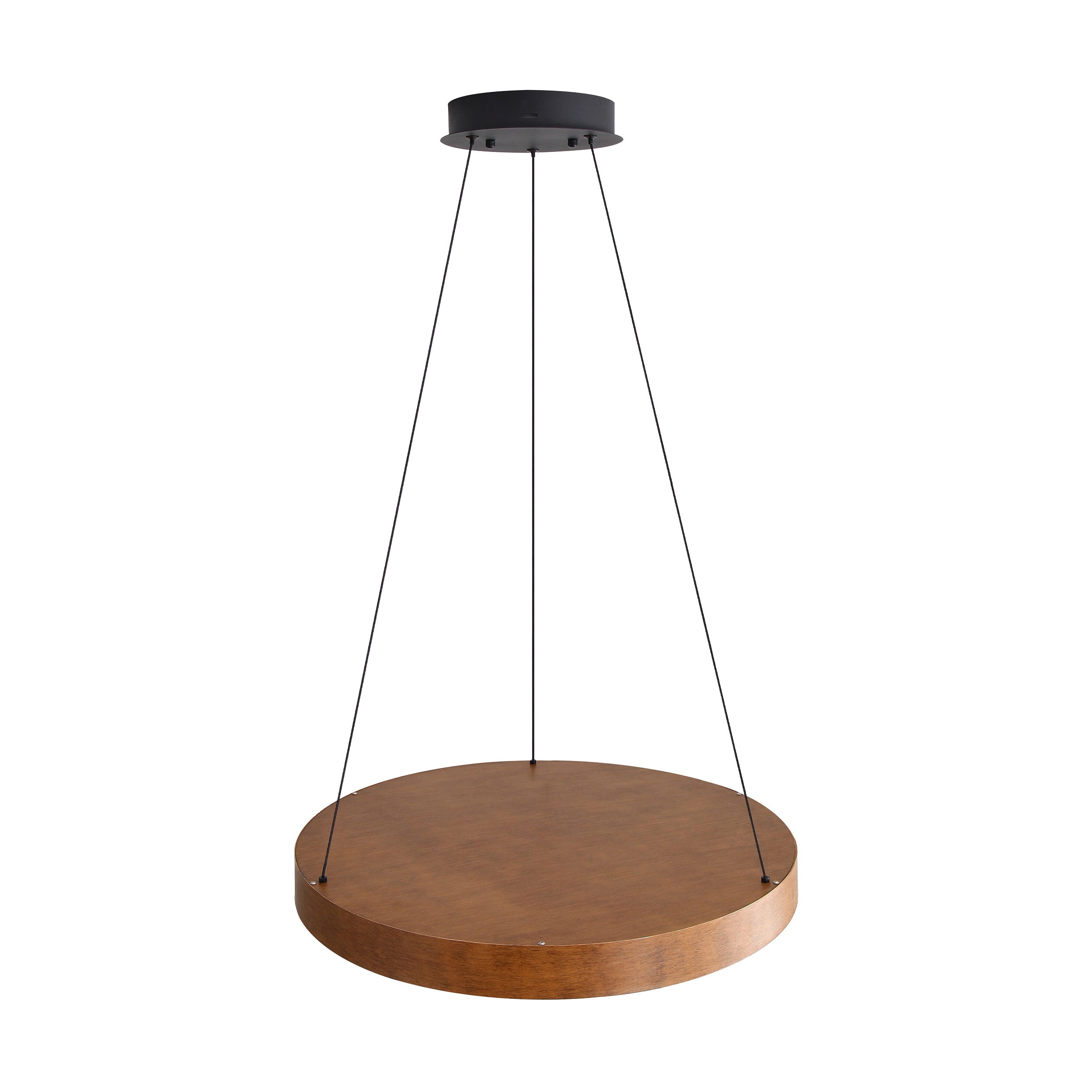 Anello Integrated LED Pendant in Walnut