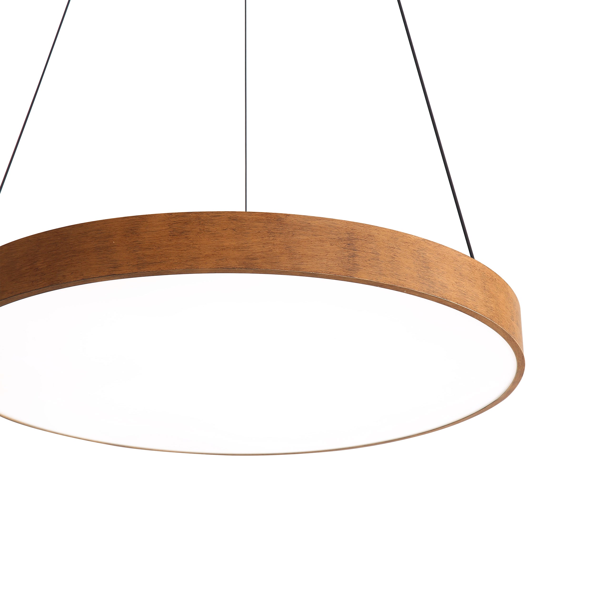 Anello Integrated LED Pendant in Walnut