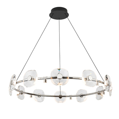 Ziva by Golden Lighting Celestia 12-light Integrated LED Chandelier in Chrome - Default Title - Golden Lighting