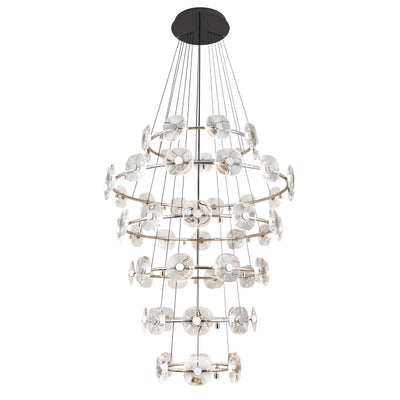 Ziva by Golden Lighting Celestia 59-light Integrated LED Chandelier in Chrome - Default Title - Golden Lighting