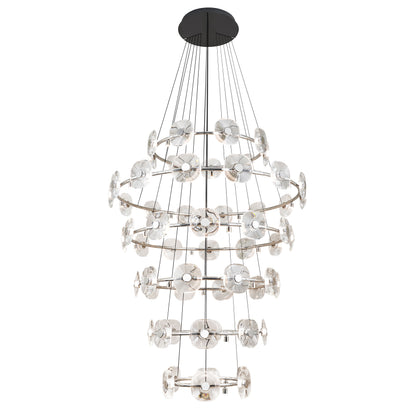 Ziva by Golden Lighting Celestia 59-light Integrated LED Chandelier in Chrome - Default Title - Golden Lighting