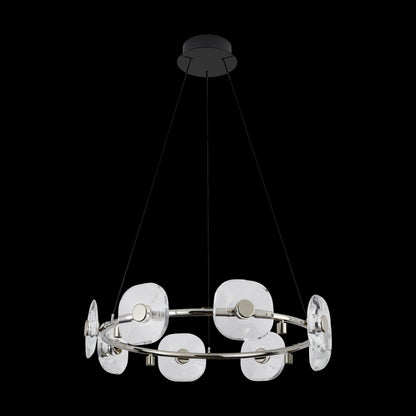 Celestia LED 8 Light Chandelier in Chrome - - Golden Lighting