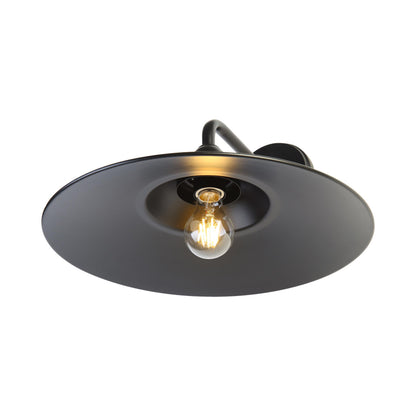 Yep by Golden Lighting Croma 1-light Wall Sconce in Matte Black shade - - Golden Lighting