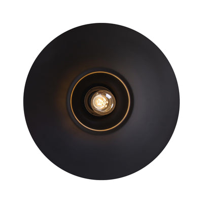 Yep by Golden Lighting Croma 1-light Wall Sconce in Matte Black shade - - Golden Lighting