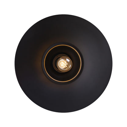 Yep by Golden Lighting Croma 1-light Wall Sconce in Matte Black shade - - Golden Lighting