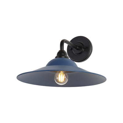 Yep by Golden Lighting Croma 1-light Wall Sconce in Matte Blue shade - - Golden Lighting