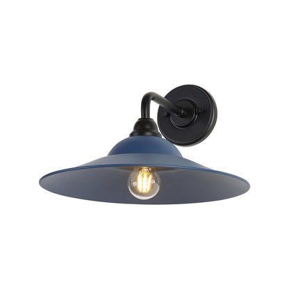 Yep by Golden Lighting Croma 1-light Wall Sconce in Matte Blue shade - - Golden Lighting