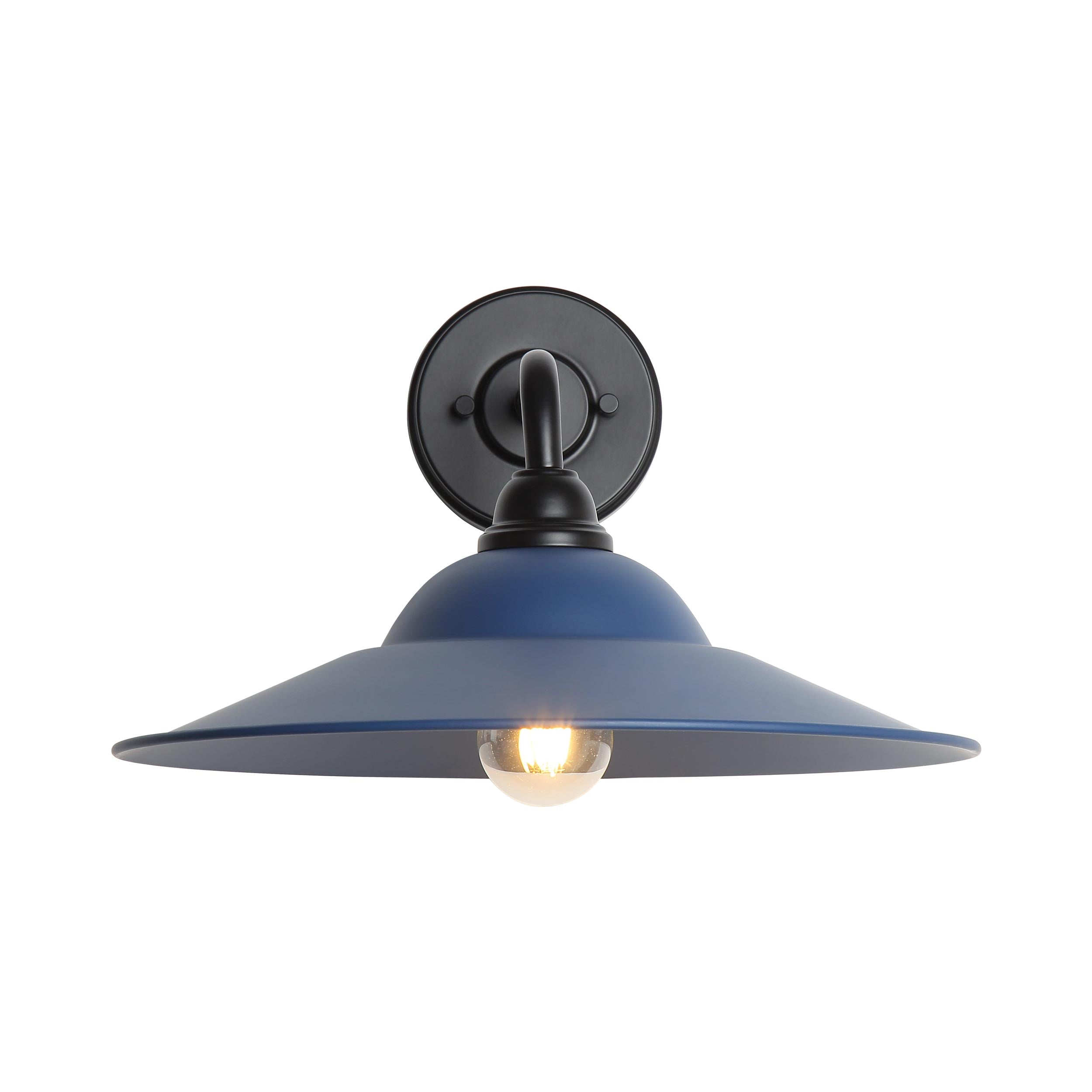 Yep by Golden Lighting Croma 1-light Wall Sconce in Matte Blue shade - - Golden Lighting