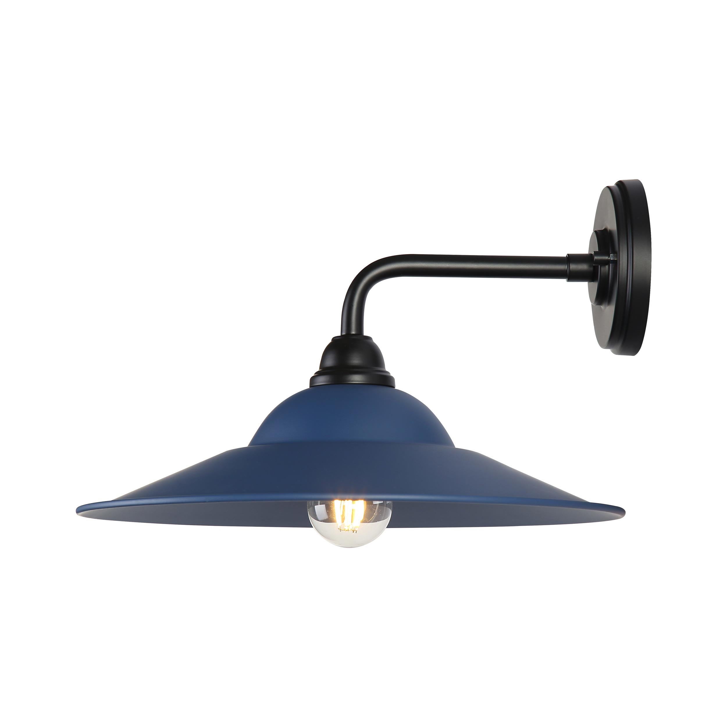 Yep by Golden Lighting Croma 1-light Wall Sconce in Matte Blue shade - - Golden Lighting