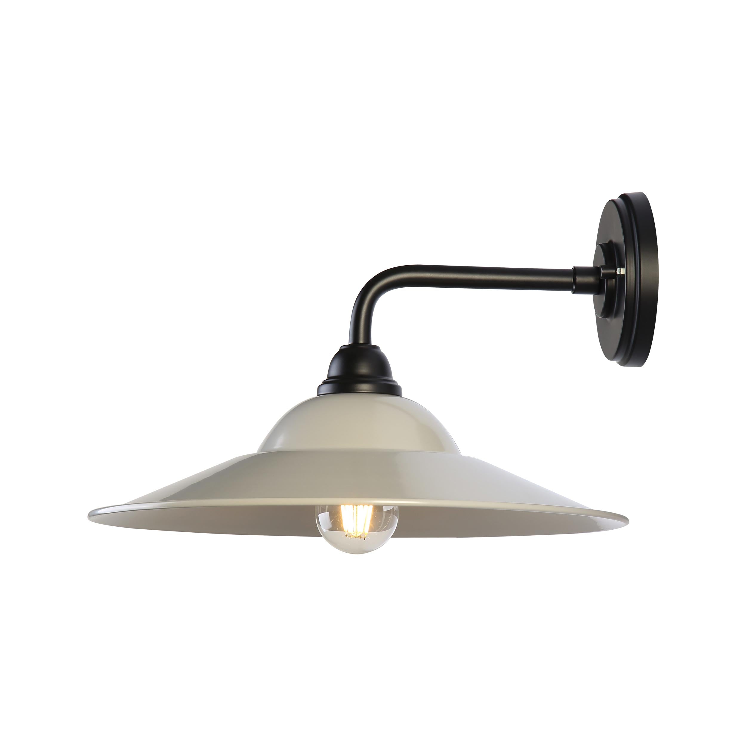 Yep by Golden Lighting Croma 1-light Wall Sconce in Warm Gray shade - - Golden Lighting