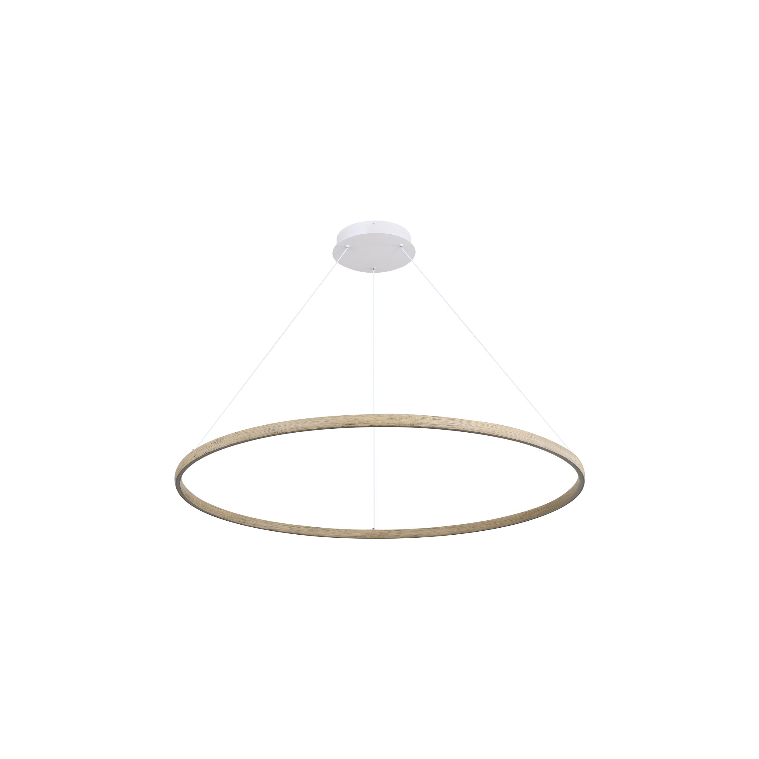 Veritas 35" Bi-directional LED Chandelier in Driftwood - - Golden Lighting