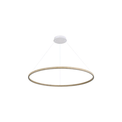 Veritas 35" Bi-directional LED Chandelier in Driftwood - - Golden Lighting