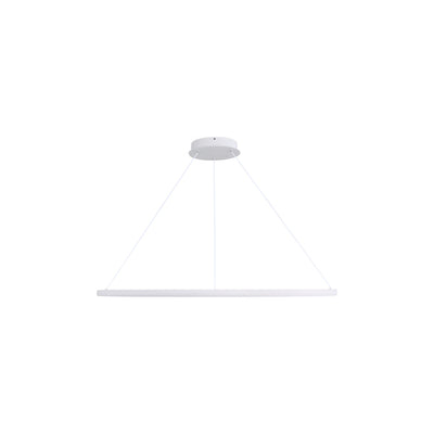 Veritas 35" Bi-directional LED Chandelier in Sand White - - Golden Lighting