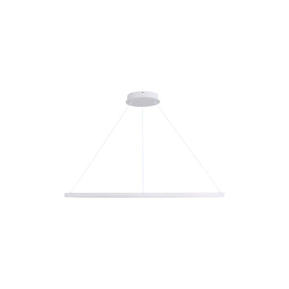 Veritas 35" Bi-directional LED Chandelier in Sand White - - Golden Lighting