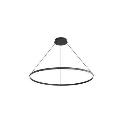 Veritas 35" Bi-directional LED Chandelier in Sand Black - - Golden Lighting