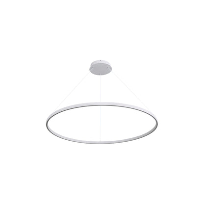 Veritas 35" Bi-directional LED Chandelier in Sand White - - Golden Lighting