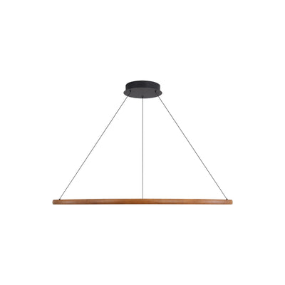 Veritas 47" Bi-directional LED Chandelier in Walnut - - Golden Lighting
