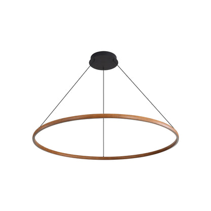 Veritas 47" Bi-directional LED Chandelier in Walnut - - Golden Lighting