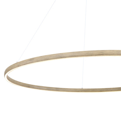 Veritas 47" Bi-directional LED Chandelier in Driftwood - - Golden Lighting