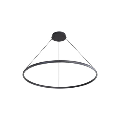 Veritas 47" Bi-directional LED Chandelier in Sand Black - - Golden Lighting