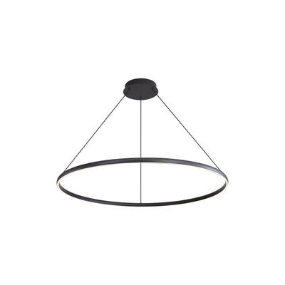 Veritas 47" Bi-directional LED Chandelier in Sand Black - - Golden Lighting