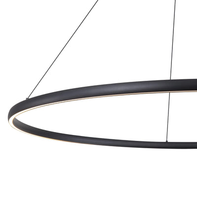 Veritas 47" Bi-directional LED Chandelier in Sand Black - - Golden Lighting