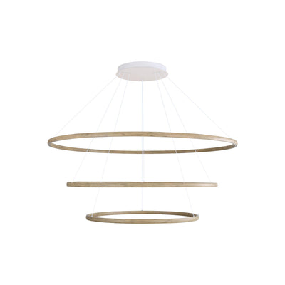 Veritas 59" 3-tier Bi-directional LED Chandelier in Driftwood - - Golden Lighting