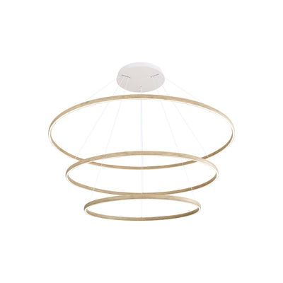 Veritas 59" 3-tier Bi-directional LED Chandelier in Driftwood - - Golden Lighting