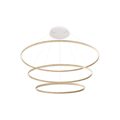 Veritas 59" 3-tier Bi-directional LED Chandelier in Driftwood - - Golden Lighting