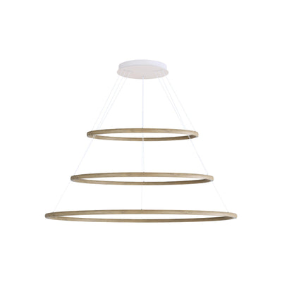 Veritas 59" 3-tier Bi-directional LED Chandelier in Driftwood - - Golden Lighting