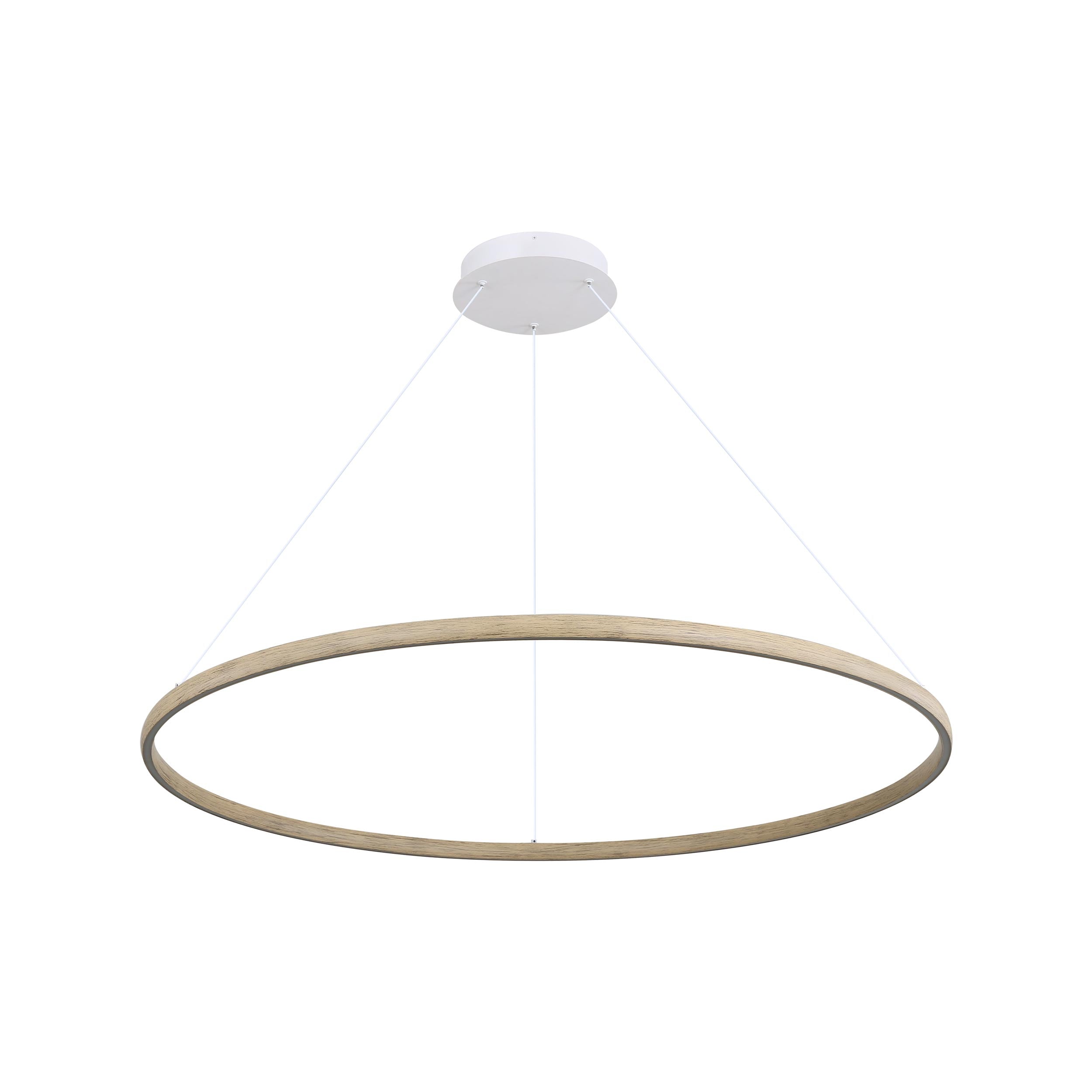 Veritas 59" Bi-directional LED Chandelier in Driftwood - - Golden Lighting