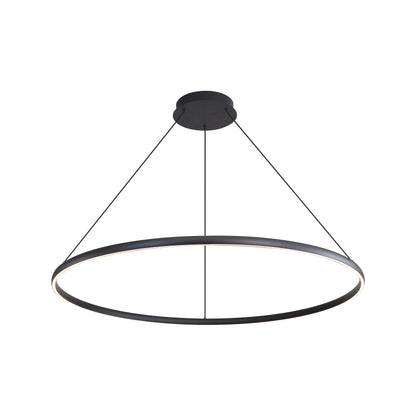 Veritas 59" Bi-directional LED Chandelier in Sand Black - - Golden Lighting