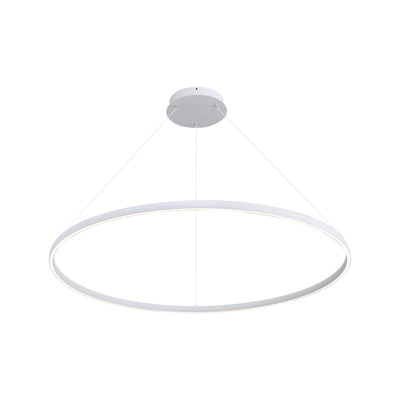 Veritas 59" Bi-directional LED Chandelier in Sand White - Default Title - Golden Lighting