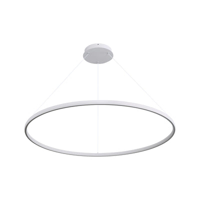 Veritas 59" Bi-directional LED Chandelier in Sand White - - Golden Lighting