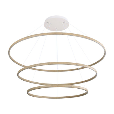 Veritas 71" 3-tier Bi-directional LED Chandelier in Driftwood - - Golden Lighting