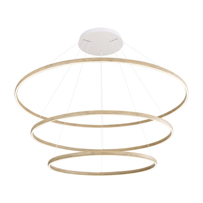 Veritas 71" 3-tier Bi-directional LED Chandelier in Driftwood - - Golden Lighting