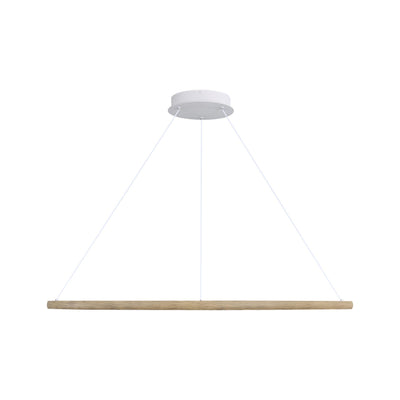 Veritas 71" Bi-directional LED Chandelier in Driftwood - - Golden Lighting
