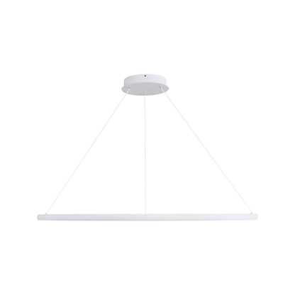 Veritas 71" Bi-directional LED Chandelier in Sand White - - Golden Lighting
