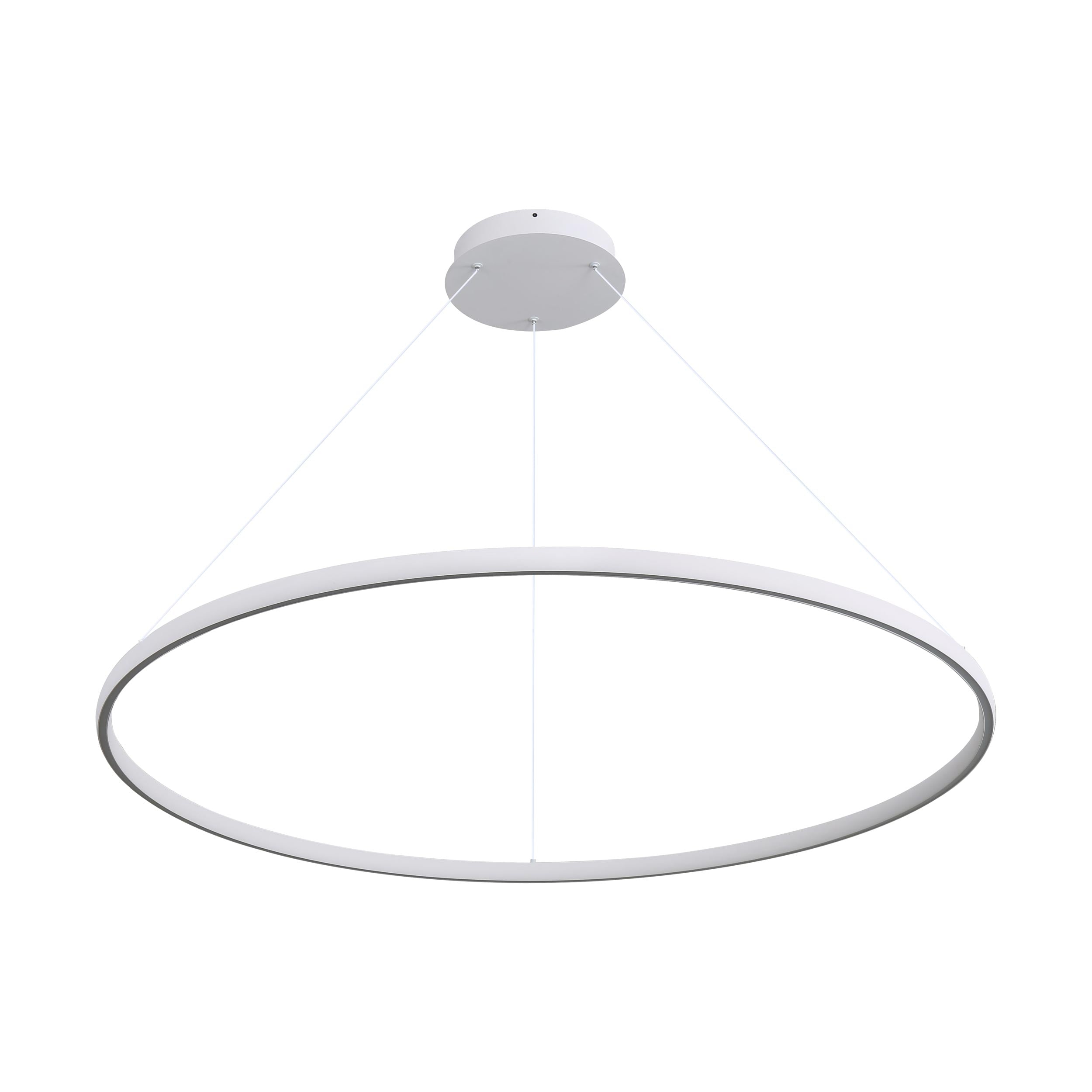Veritas 71" Bi-directional LED Chandelier in Sand White - - Golden Lighting