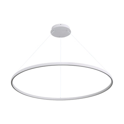 Veritas 71" Bi-directional LED Chandelier in Sand White - - Golden Lighting