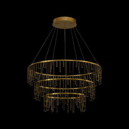 Lucerna - 3-tier Chandelier - - Golden Lighting