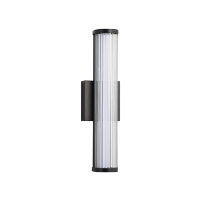 Golden Lighting Rodara Integrated LED 17in Outdoor Wall in Matte Black - - Golden Lighting