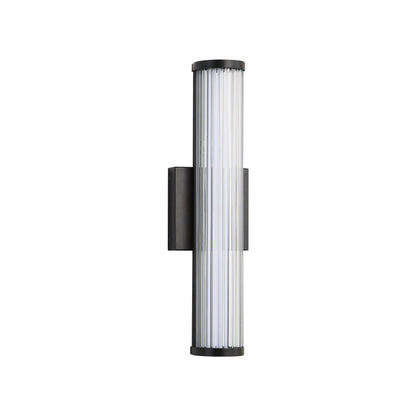 Golden Lighting Rodara Integrated LED 17in Outdoor Wall in Matte Black - - Golden Lighting