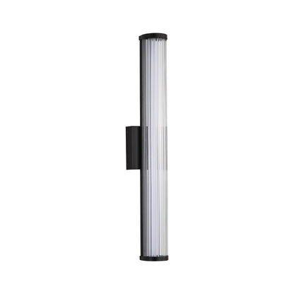Golden Lighting Rodara Integrated LED 24in Outdoor Wall in Matte Black - - Golden Lighting