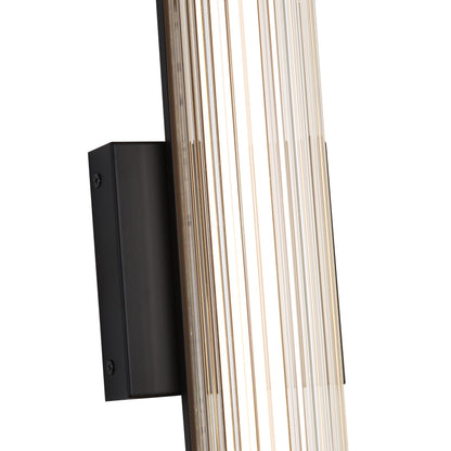 Golden Lighting Rodara Integrated LED 24in Outdoor Wall in Matte Black - - Golden Lighting
